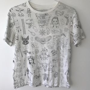 Third Man Records White Graphic Tee
